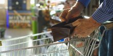 Empty grocery cart
